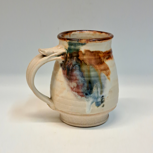 #230723 Mug Blue/Red/Teal Splash $19 at Hunter Wolff Gallery